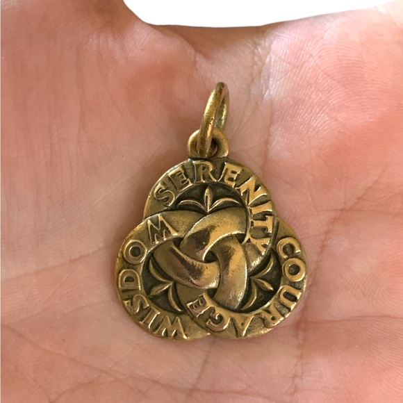 James Avery EXTREMELY RARE Bronze Serenity Prayer Key Chain - Picture 7 of 7